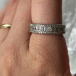 Pave Eternity Band Ring
